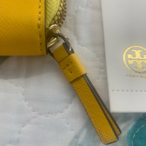 TORY BURCH Yellow Wristlet/Wallet - Picture 12 of 14